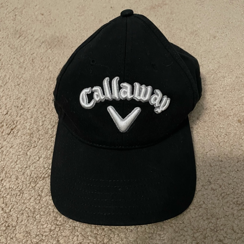 Black and White Callaway Golf Hat
